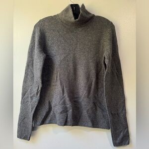 Barrow & Grove 100% Cashmere Gray Knit Sweater